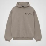 Thirteen Studios Double Layer Hoodie Taupe Beige Front Side