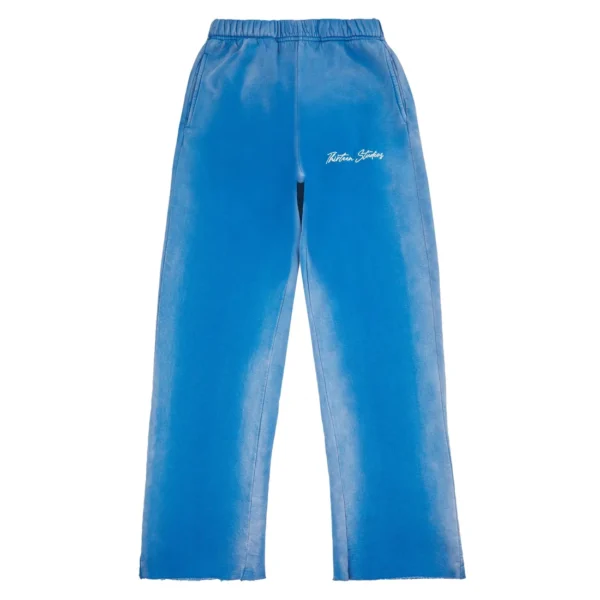 Thirteen Studios Embroidered Logo Sweatpant Blue Front Side