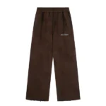 Thirteen Studios Embroidered Relaxed Sweatpant Brown Front Side