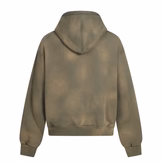 Thirteen Studios Embroidered Triple Logo Zip-Up Hoodie Back Side