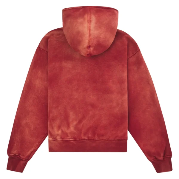 Thirteen Studios James Hoodie Faded Red Back Side