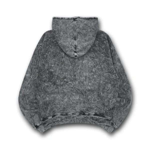 Thirteen Studios Mineral Washed Hoodie Back Side