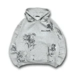 Thirteen Studios Paint Stained Hoodie Front Side