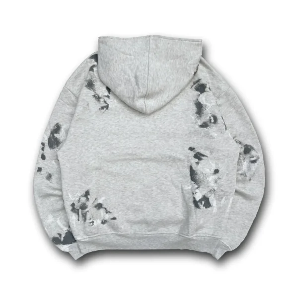Thirteen Studios Paint Stained Hoodie Back Side